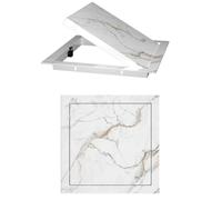 Paintable Access Panel，Metal Panel Inspection Hatch, Magnetic Door with Stone-textured Surface, Wall Ceiling Hole Cover Plate for Water Valve/HVAC Duct(C,12x20inch/300x500mm)(A,8x12inch/200x300mm)