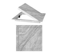 Paintable Access Panel，Metal Panel Inspection Hatch, Magnetic Door with Stone-textured Surface, Wall Ceiling Hole Cover Plate for Water Valve/HVAC Duct(C,12x20inch/300x500mm)(C,22x22inch/550x550mm)