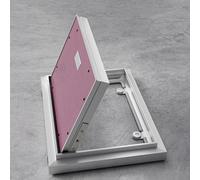Paintable Aluminum Drywall Access Panel, Hidden Plasterboard Inspection Door Hatch Cover for Valves Electrical Plumbing Wiring, Customised Service Shaft Door(200x500mm/8x20in)