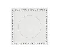 Paintable Attic Access Door65x65cm PVC WoodPlastic Panel Durable C Access Door for Ceilings & Attics 1mm Gap Easy Installation Ideal for Home Improvement