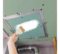 Paintable Ceiling Access Panel for Drywall, Concealed Attic Door Inspection Hatch Touch Latch, Electrical Cables Plumbing Service Door(200x200mm(8x8in))