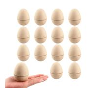 Paintable Easter Egg - Paper Craft Decorative Set 15 Pieces | DIY Coloring Eggs Easter Basket Stuffers Holiday Ornament | Creative Art Activity For Kids Classroom Projects Seasonal Decor Christmas