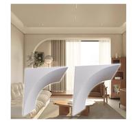 Paintable Foam Arch Kit Set of 2 Lightweight Hallway & Bedroom Doorway Arches Precurved Half Cle Wall Molding (23.5x23.5x23.5cm 9.3x9.3x9.3)