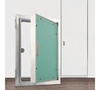 Paintable Magnetic Push Lock Access Panel Hidden Attic Door Drywall Hatch for Easy Access to Electrical & Plumbing No Tool Required 60x70cm/23.6x27.5in