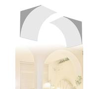 Paintable Universal Arch,Foam Arch Trim-Molding, for Smooth Archway Designs,Rounded Doorway Arch Kit for Interior, Set of 2(52x52x52cm)