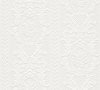 Paintable Wallpaper AS Creation Blown Vinyl Textured White Grey All Designs