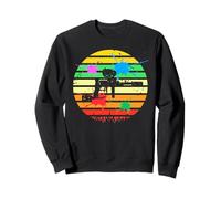 Paintball Battlefield Cleaner Retro Splat Fun Sweatshirt