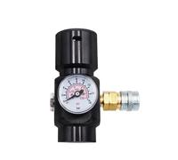 Paintball CO2 Pressure Regulator - Mini Super Fast Refresh HPA Lower Pressure Regulator for CO2 HPA Input 1500 PSI, Output 0-130 PSI