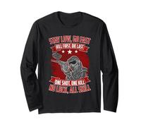 Paintball Combat Tactical Warrior Battle Sports Action Paint Long Sleeve T-Shirt