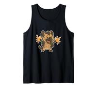 Paintball Hyena Mascot Dual Shot Tank Top