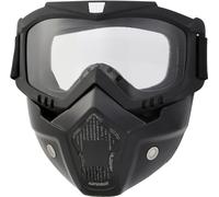 Paintball Mask Anti Fog CS Airsoft Shooting Halloween Cosplay Cycling Party, ATV Goggles Adjustable Windproof Outdoor Anti-Fog Face Mask