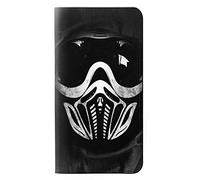 Paintball Mask PU Leather Flip Case Cover For LG G7 ThinQ