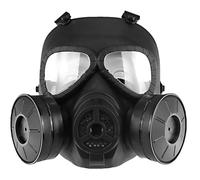 Paintball Mask, Tactical Full Face Dummy Gas Style Mask Skull CS Mask with Double Turbo Fan For Cosplay Halloween Wargame Masquerade