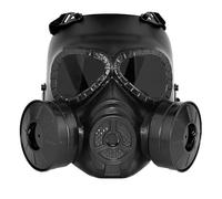 Paintball Mask, Tactical Full Face Dummy Gas Style Mask Skull CS Mask with Double Turbo Fan For Cosplay Halloween Wargame Masquerade