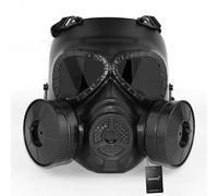Paintball Mask Tactical Mask Full Face Protection Gear CS game Halloween Cosplay Masks with Double Turbo Fan