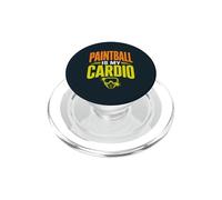 Paintball Player Funny Speedball PopSockets PopGrip for MagSafe