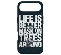 Paintball Scenario Mask Trees Woodsball Player Case for iPhone Air