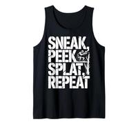 Paintball Scenario Sneak Peek Splat Woodsball Player Tank Top
