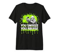 Paintball Scenario Snooze Bruise Woodsball Player Premium T-Shirt