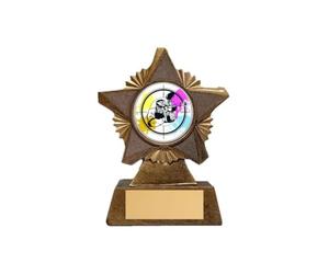 Paintball Trophy Award Premier Star Antique Gold 150mm Heavy Resin Paintballing Free Engraving -troshow2-AA