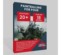 Paintballing for Four Gift Experience - Action-Packed Team Battle with Protective Gear & 100 Paintballs | Activity Superstore