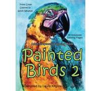 Painted Birds 2: Adult Greyscale Coloring Book with painted pictures of birds. If you like to color different kinds of birds, then these are your images to color.