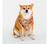 Painted Bread Dog Bandanas Large Adjustable Dog Scarf Triangle Bibs Double Reversible Kerchief Scarf Washable Daily Handkerchief for Medium Large Dog Puppy Cat Gift