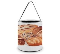 Painted Bread Printing Candy Basket Halloween Trick Or Treat Bags Gift Bucket For Halloween Party Or Daily Supplies, Style, One Size