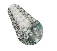 Painted Flower Pattern Car Air Fresheners 6 Pcs Funny Hanging Car Air Fresheners Cute Long Lasting Scented Mirror Hanging Decoration Ornaments Gift Auto Interior Decor For Men Women Round Shape