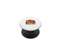 Painted Hills Oregon Retro Landscape Design PopSockets Adhesive PopGrip