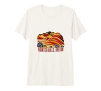 Painted Hills Oregon Retro Landscape Design Premium T-Shirt