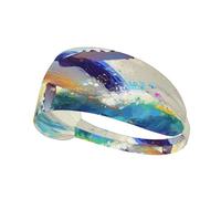 Painted Humpback Whale Sports Head Tie â€“ Versatile Headband for Men and Women, Perfect for Running, Yoga, Cycling, and More