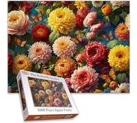 Painted Lady Butterfly Garden 1000 Piece Jigsaw Puzzle for Adults | Beautiful Nature & Floral Scene with Butterflies | Relaxing & Calming Puzzle for Nature Lovers Size 66 X 50 CM