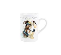 Painted Whippet Dog Mug - Cute Dog House is not a Home Without a Whippet - Gift/Present Mug for Dog Pet Lovers