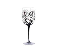 Painted Wine Glasses - Four Seasons Wine Glasses, Decorated Wine Glasses | Glassware Artisan Wine Glasses, Artisan Glasses for White Wine, Red Wine, Cocktail