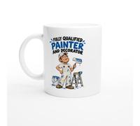 Painter and Decorator Mug Fully Qualified Painter and Decorator | Funny Decorator Mug - Unique Gift Idea