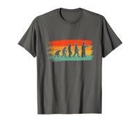 Painter Evolution House Decorator Painting Paint Art Artist T-Shirt, Men, Asphalt Grey, 3X-Large