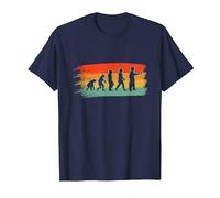 Painter Evolution House Decorator Painting Paint Art Artist T-Shirt, Men, Navy Blue, XX-Large