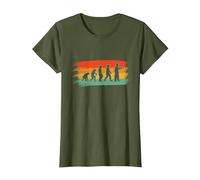 Painter Evolution House Decorator Painting Paint Art Artist T-Shirt, Women, Olive Green, Medium