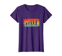 Painter Evolution House Decorator Painting Paint Art Artist T-Shirt, Women, Purple, Medium