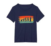 Painter Evolution House Decorator Painting Paint Art Artist T-Shirt, Women's Plus, Navy Blue, 2X