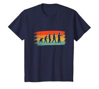 Painter Evolution House Decorator Painting Paint Art Artist T-Shirt, Youth, Navy Blue, Small