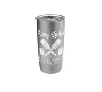 Painter Here for The Paint House Painter Decorator Dad Stainless Steel Insulated Tumbler