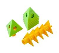 Painter Pyramid Stand, 6-Piece Canvas Tripod, Painting Stand for Artists, for Drying, Spray Casting, Wood, , Door, Cabinet, Home, Art, Crafts