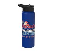 Painter Santa`s Preferered House Painter Christmas Stainless Steel Insulated Water Bottle