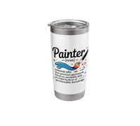 Painter Someone Who Does Precision Guesswork, Artist Stainless Steel Insulated Tumbler