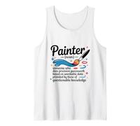 Painter Someone Who Does Precision Guesswork, Artist Tank Top