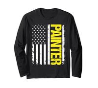 Painter USA Flag Long Sleeve T-Shirt