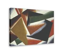 Painterly Architectonic Lyubov Popova Canvas Art Poster And Wall Art Picture Print Modern Family Bedroom Decor Frame 16x24inch(40x60cm)