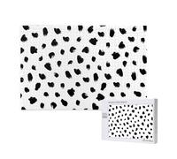 Painterly Dalmatian Animal Print,1000 Pieces Wooden Jigsaw Family Game Jigsaw Puzzles for Adults Teens Home Decor